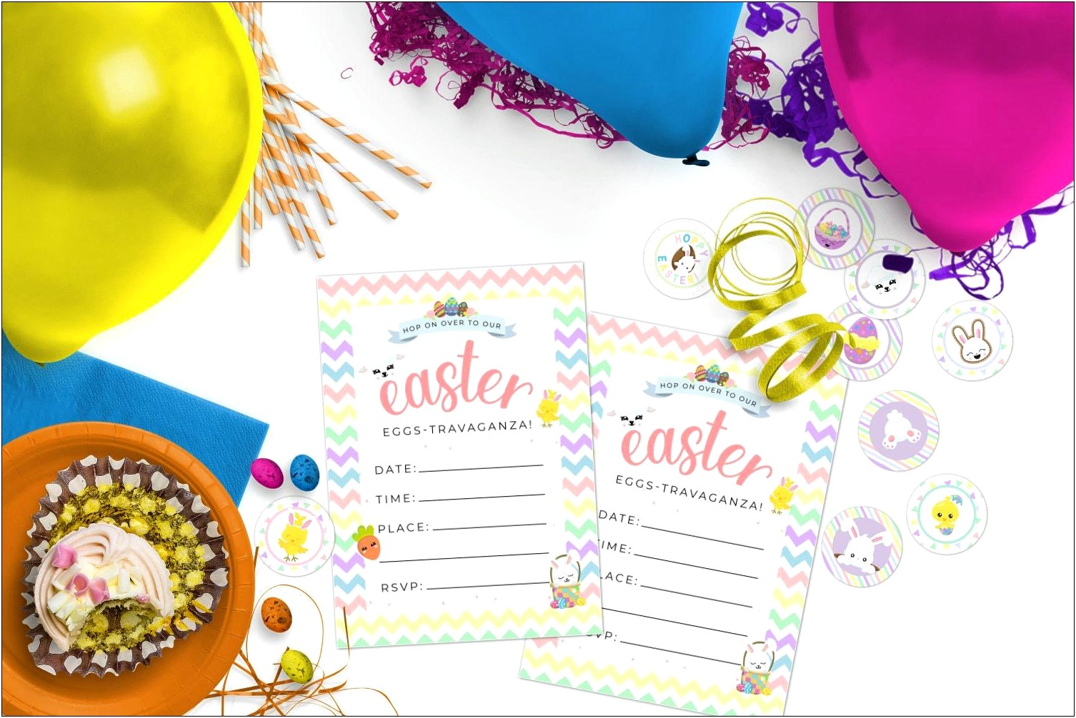 Printable Easter Invitations Template For Free For Children