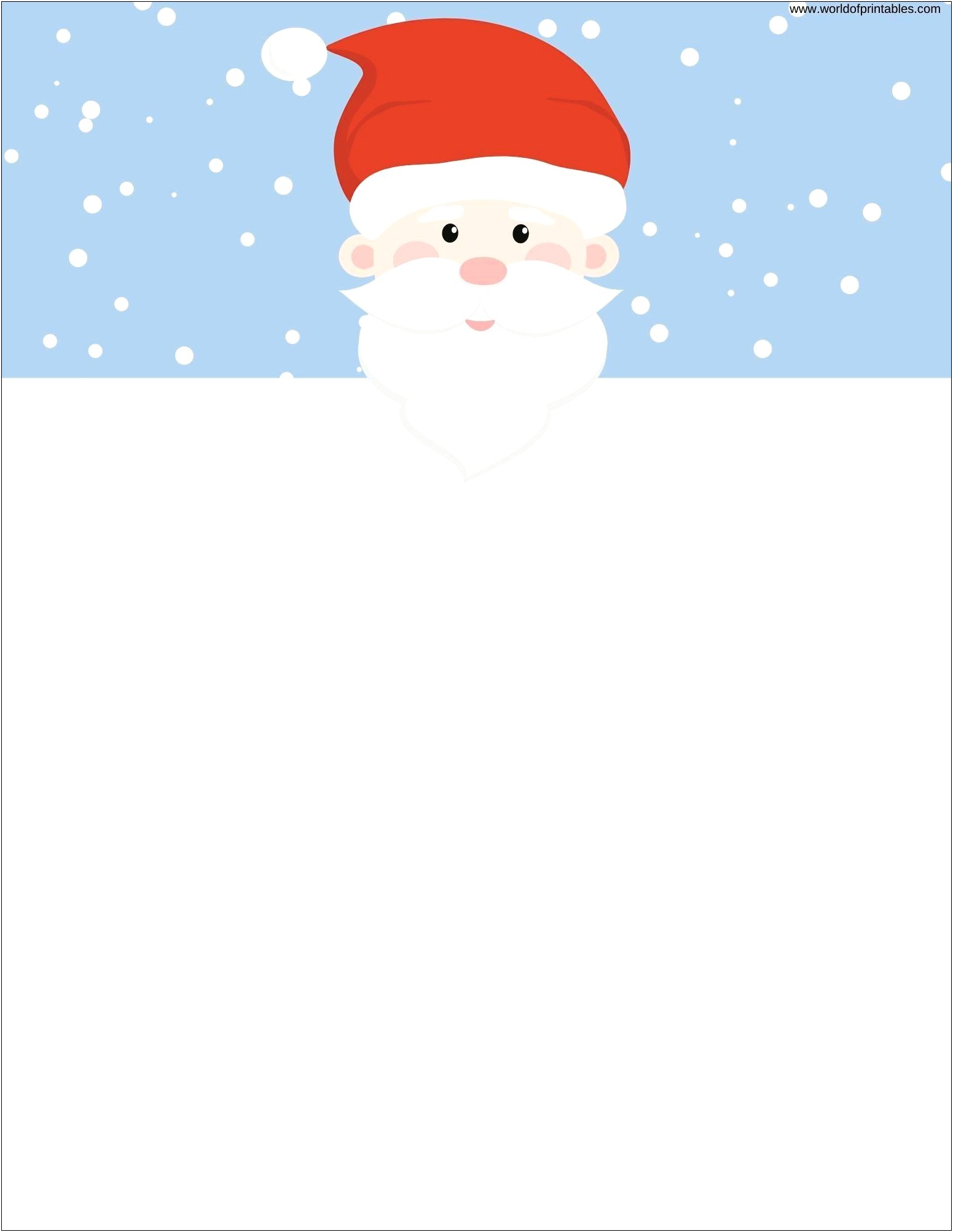 Printable Letter From Santa Template Free