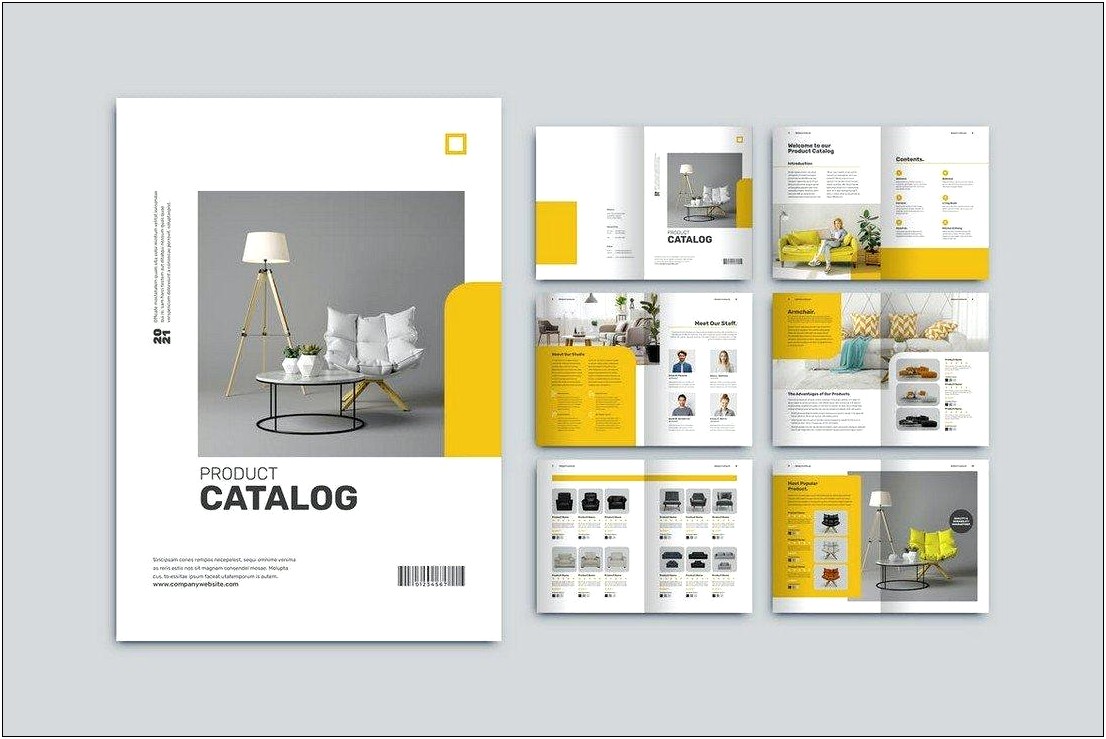 Product Catalogue Psd Template Free Download