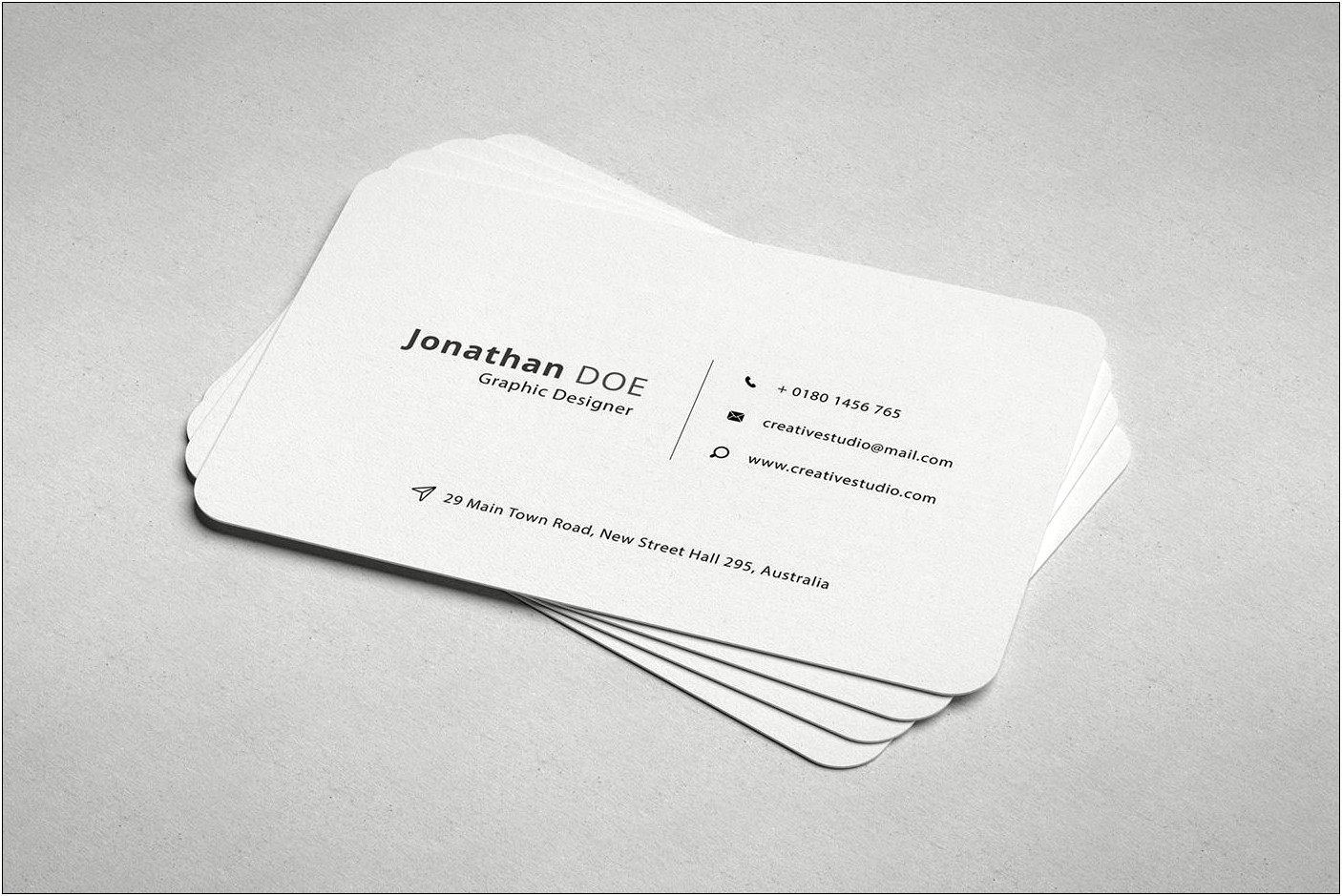 Professional Business Card Templates Psd Free Download