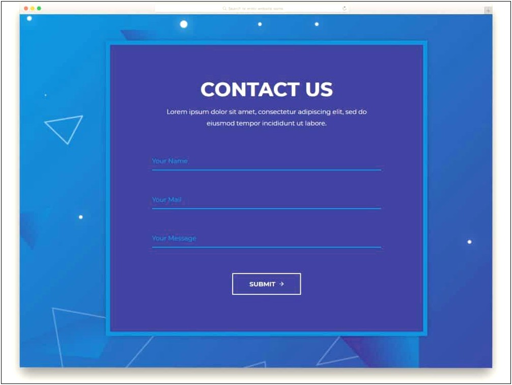Profile Form Template Html Css Free Download