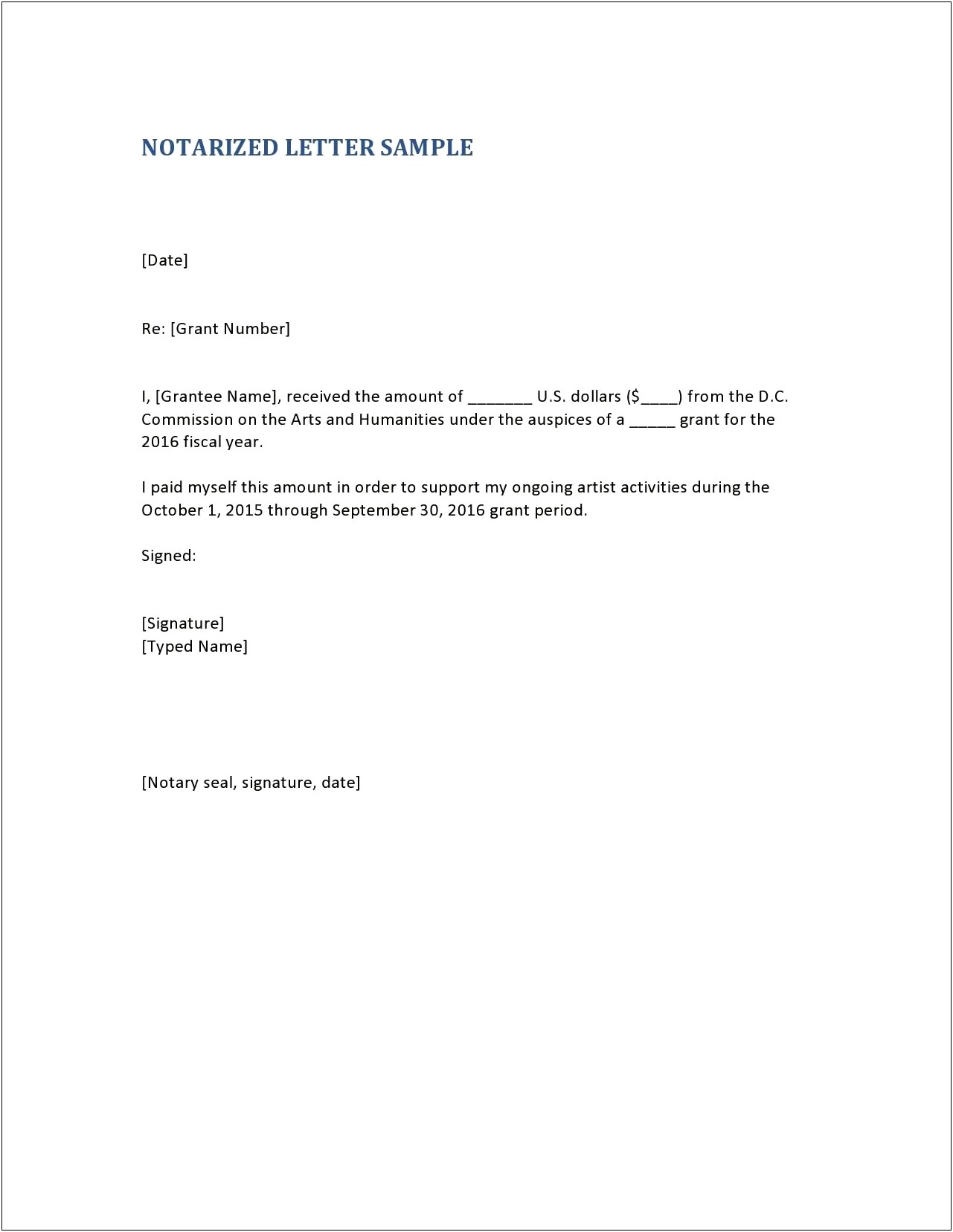 Proof Of Child Support Letter Free Template