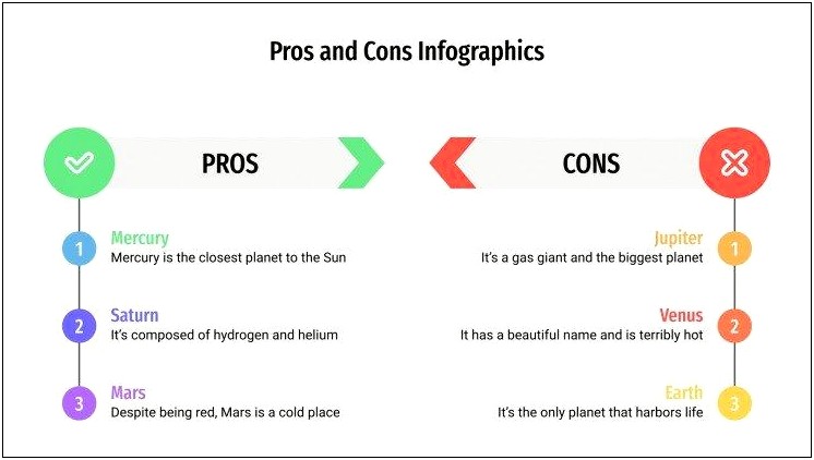 Pros And Cons Powerpoint Template Free