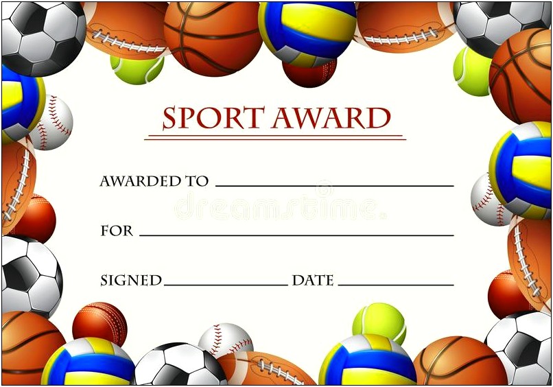 Psd Award Templates Free Download Sports Awards