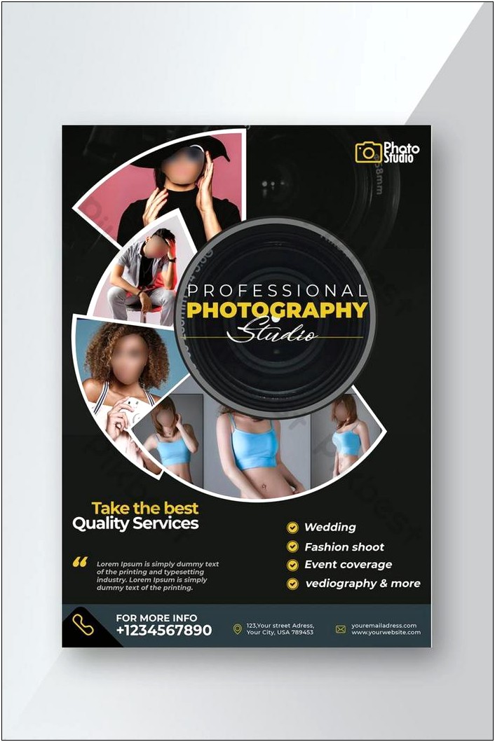 Psd Flyer Templates For Photographers Free Download