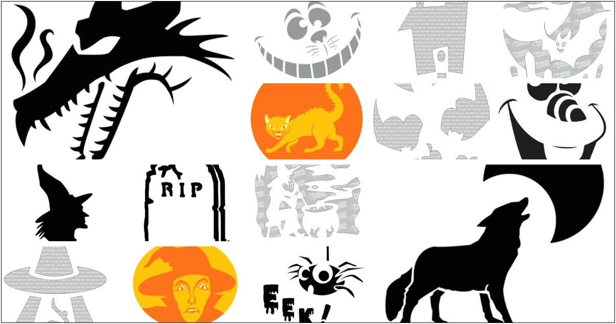 Pumpkin Carving Templates Free Printable For Kids