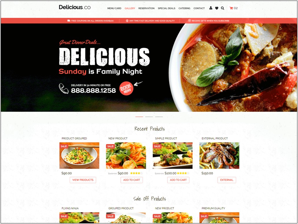 Quickfood Delivery Or Takeaway Food Template Free Download