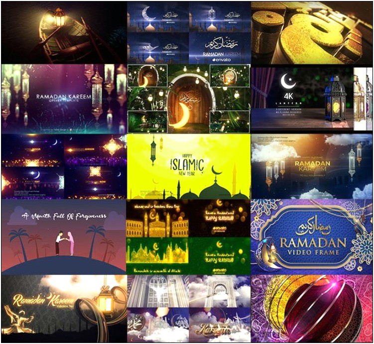 Ramadan Wishes After Effects Template Free Download