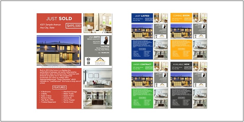 Real Estate Just Sold Flyer Templates Free Download
