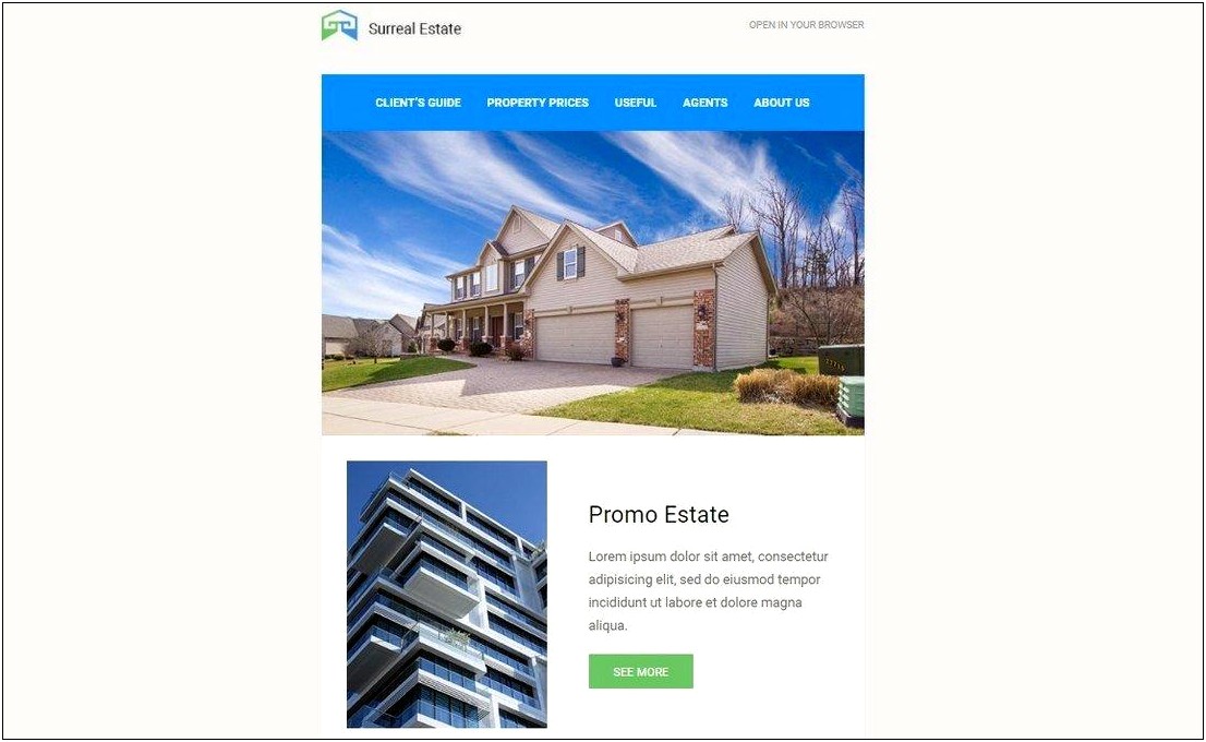 Real Estate Newsletter Templates Free Download