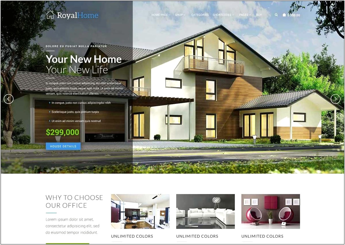 Realia Retina Responsive Real Estate Template Free Download