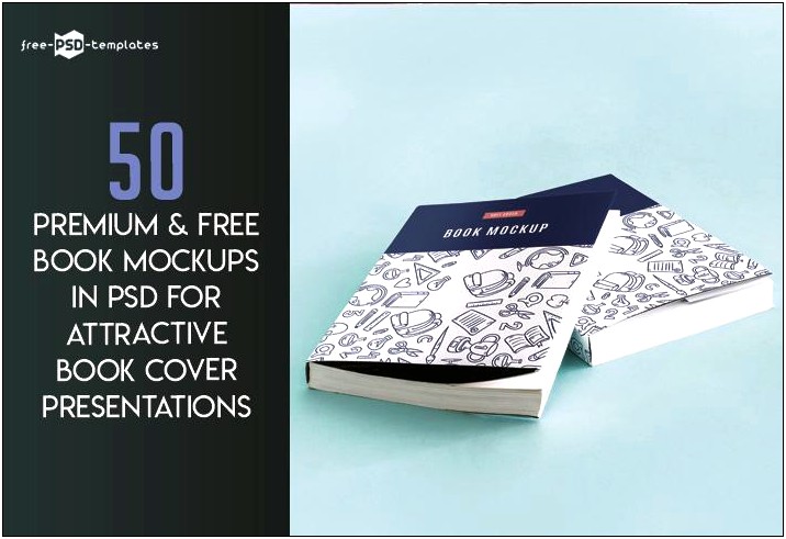 Realistic Book Mockup Template Pack Free Psd