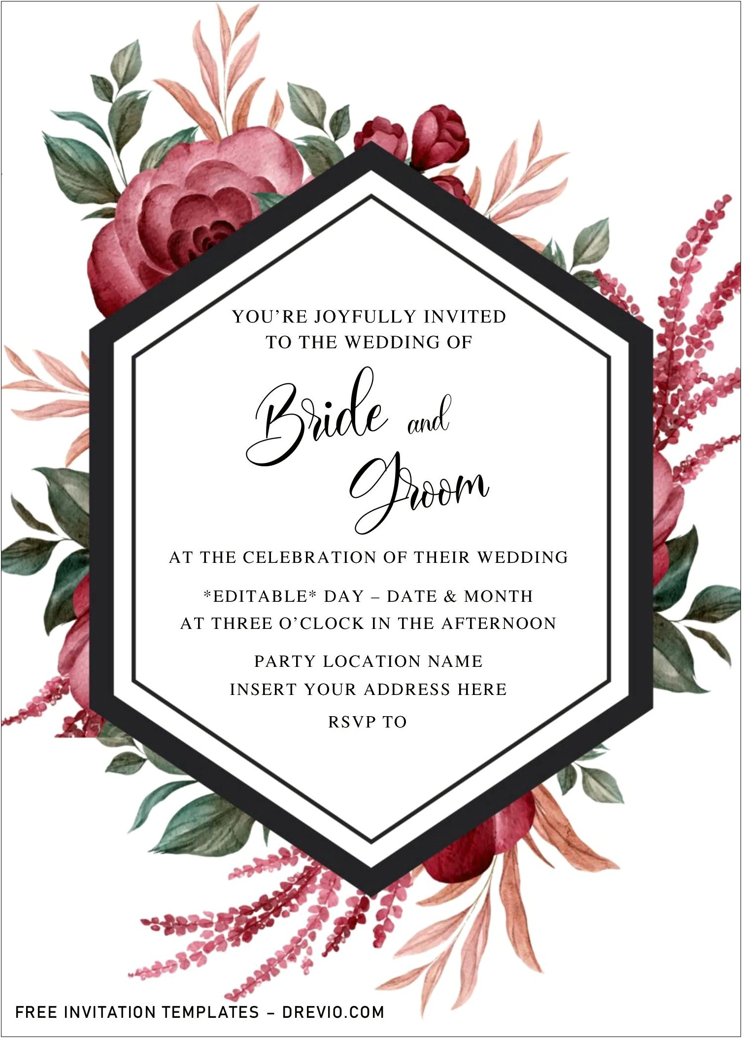 Red White And Blue Invitations Templates Free