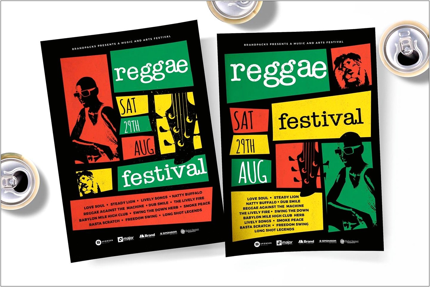 Reggae Party Flyer Template Free Psd Download