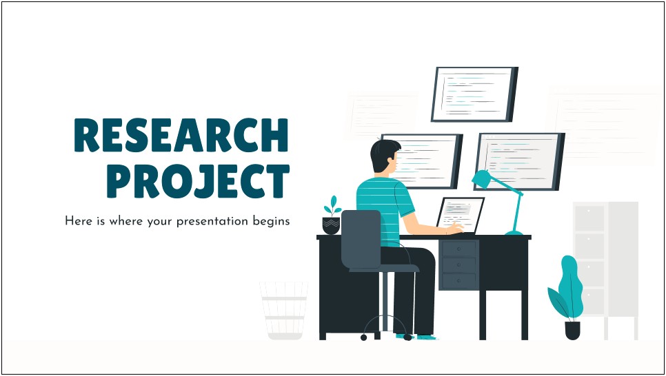 Research Paper Presentation Ppt Template Free Download