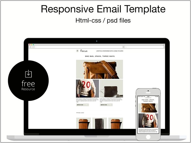 Responsive Email Template Html Code Free Download