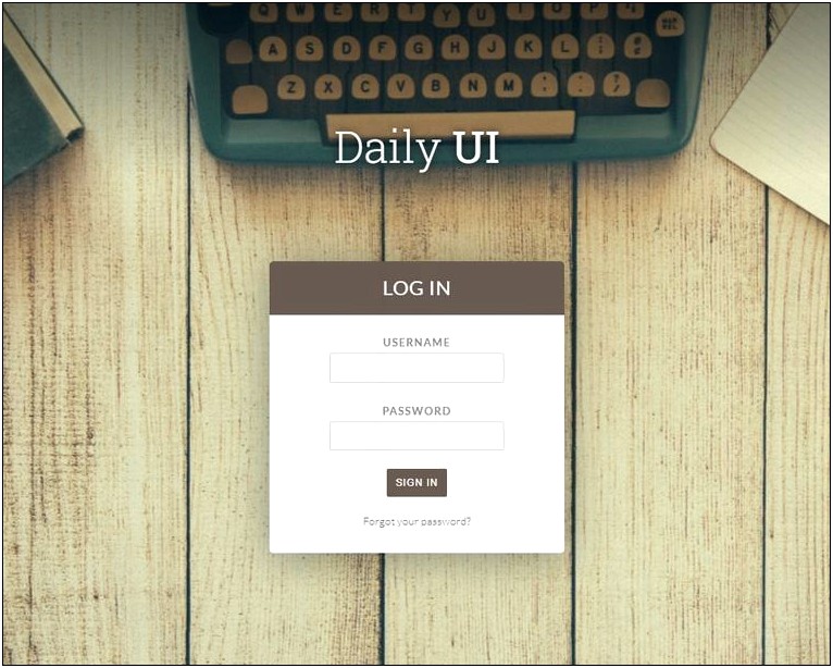 Responsive Template Free Download With Login Page