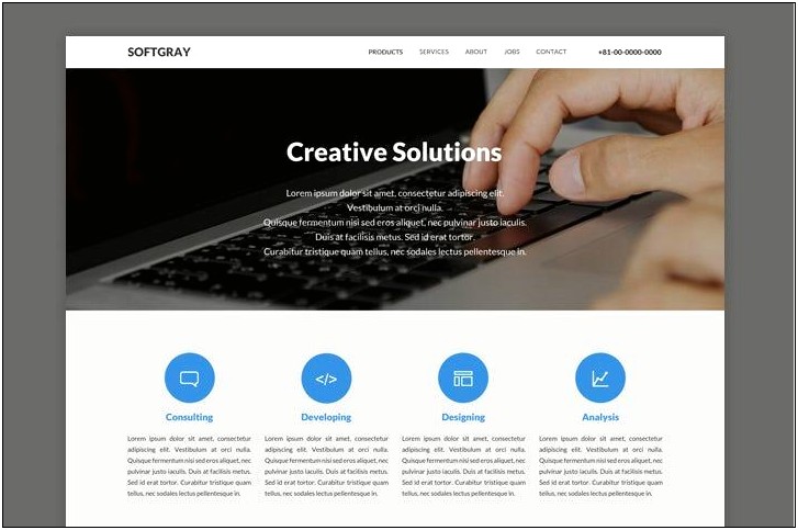 Responsive Web Templates Psd Free Download