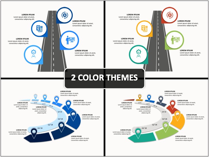 Roadmap Template For Powerpoint Free Download
