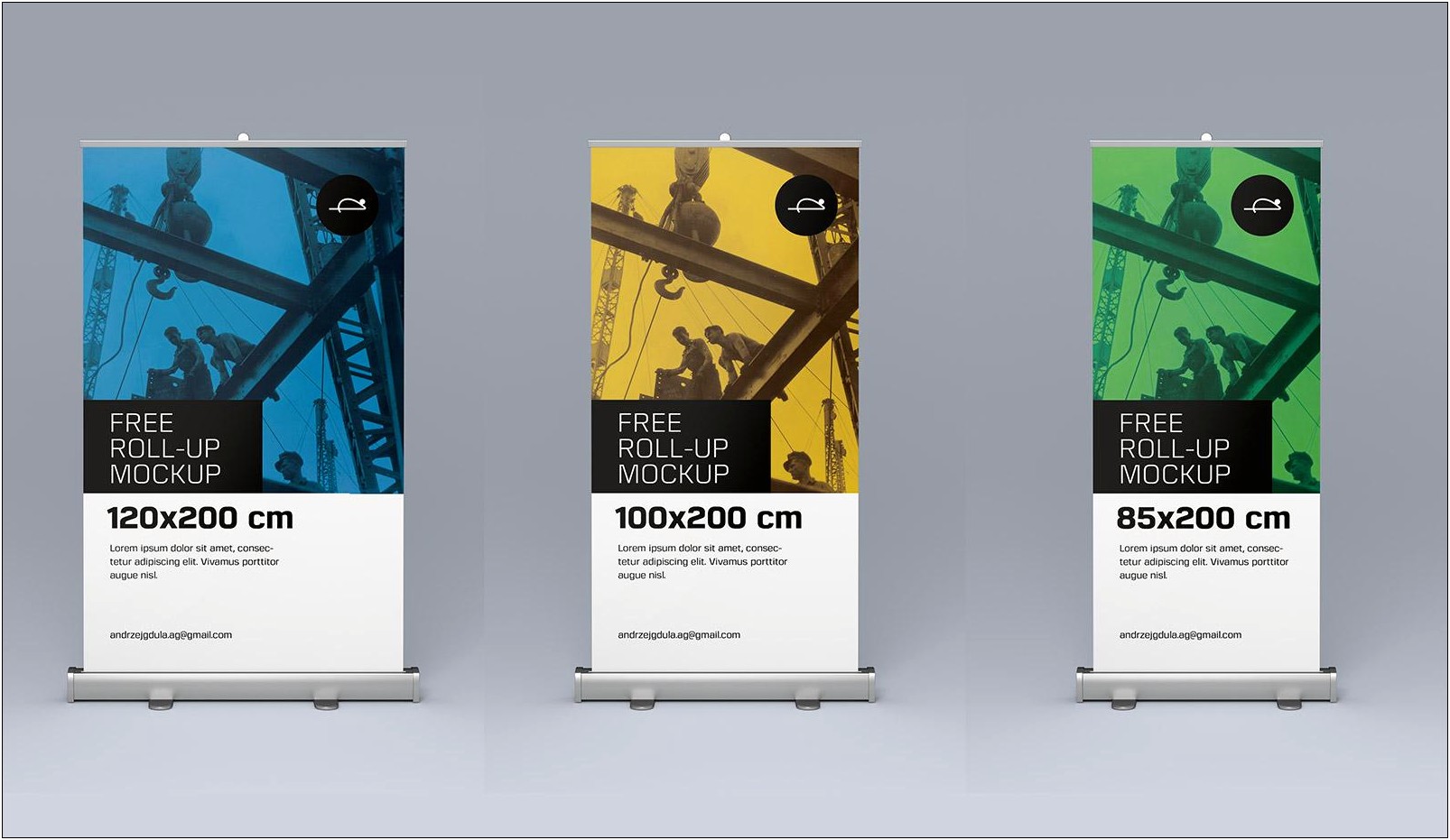 Roll Up Banner Design Template Free Download Psd