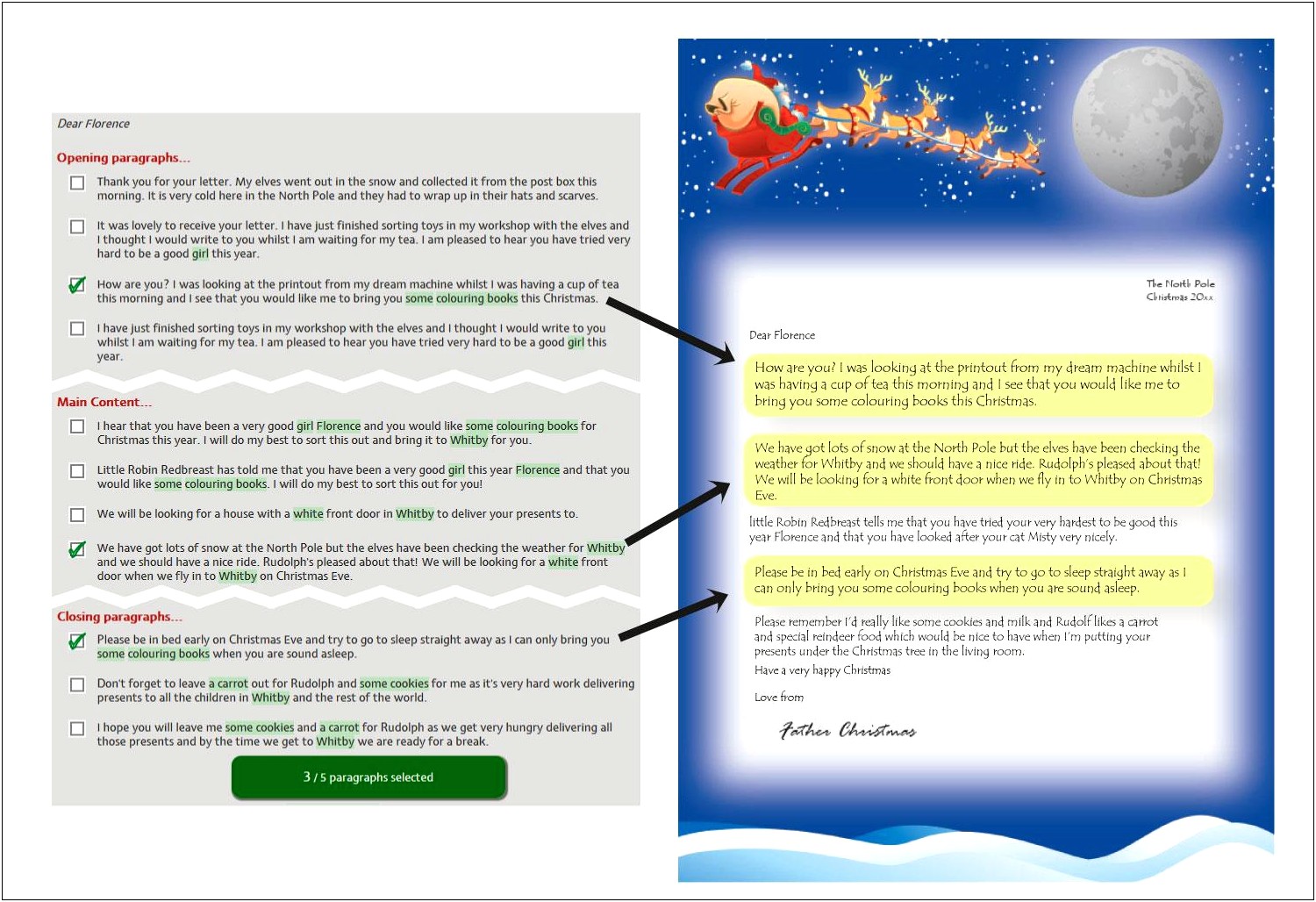 Santa Reply Letters Free Template Uk