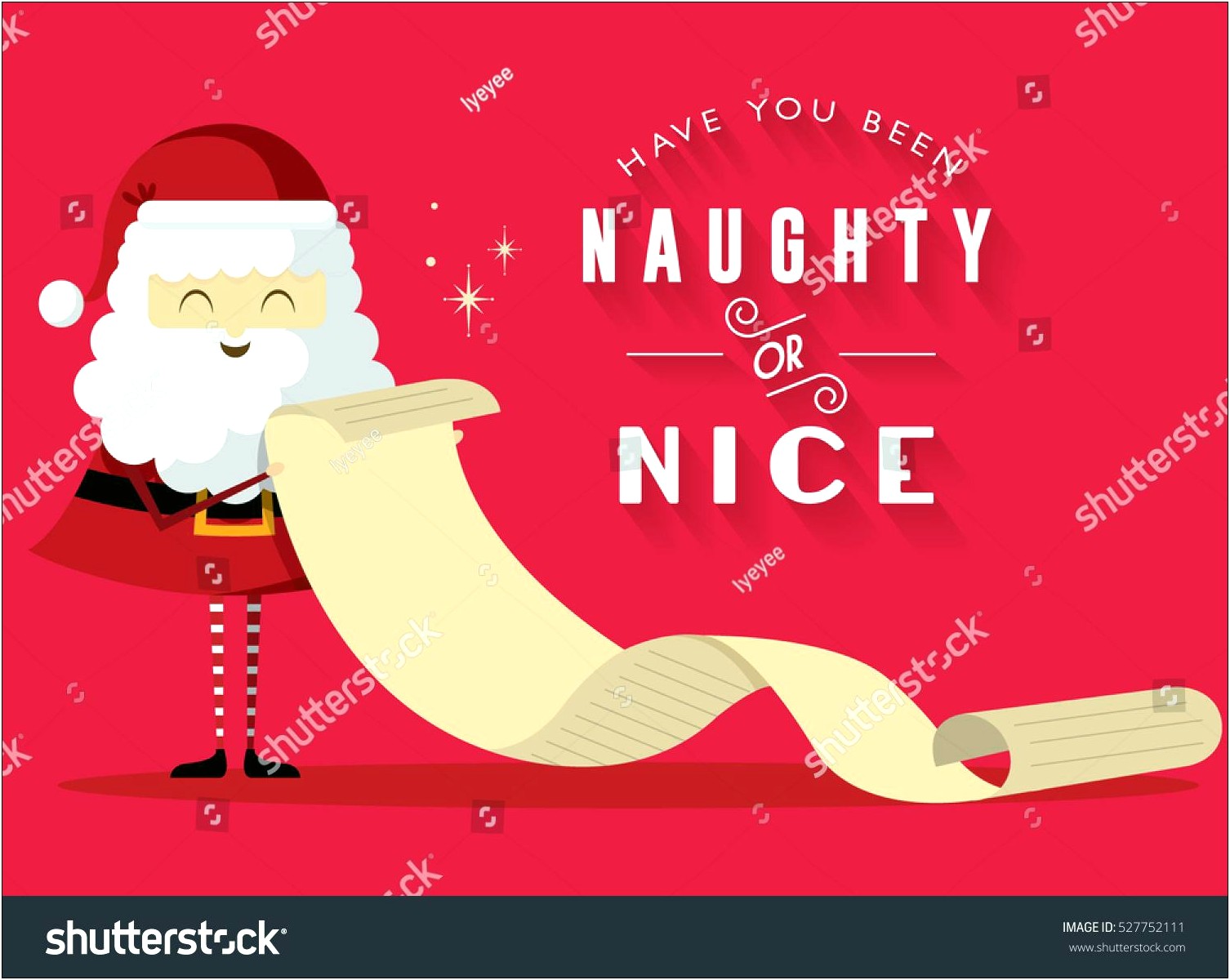 Santa's Naughty List Template Free