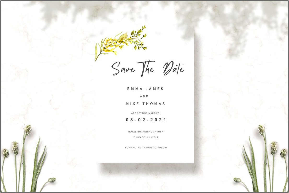 Save The Date Animation Template Free