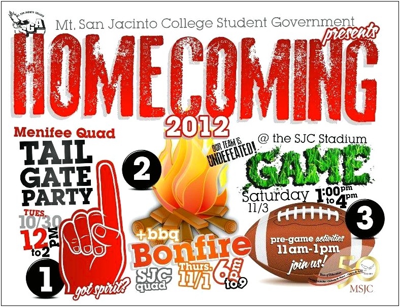Save The Date Flyer Templates Free Homecoming Parade