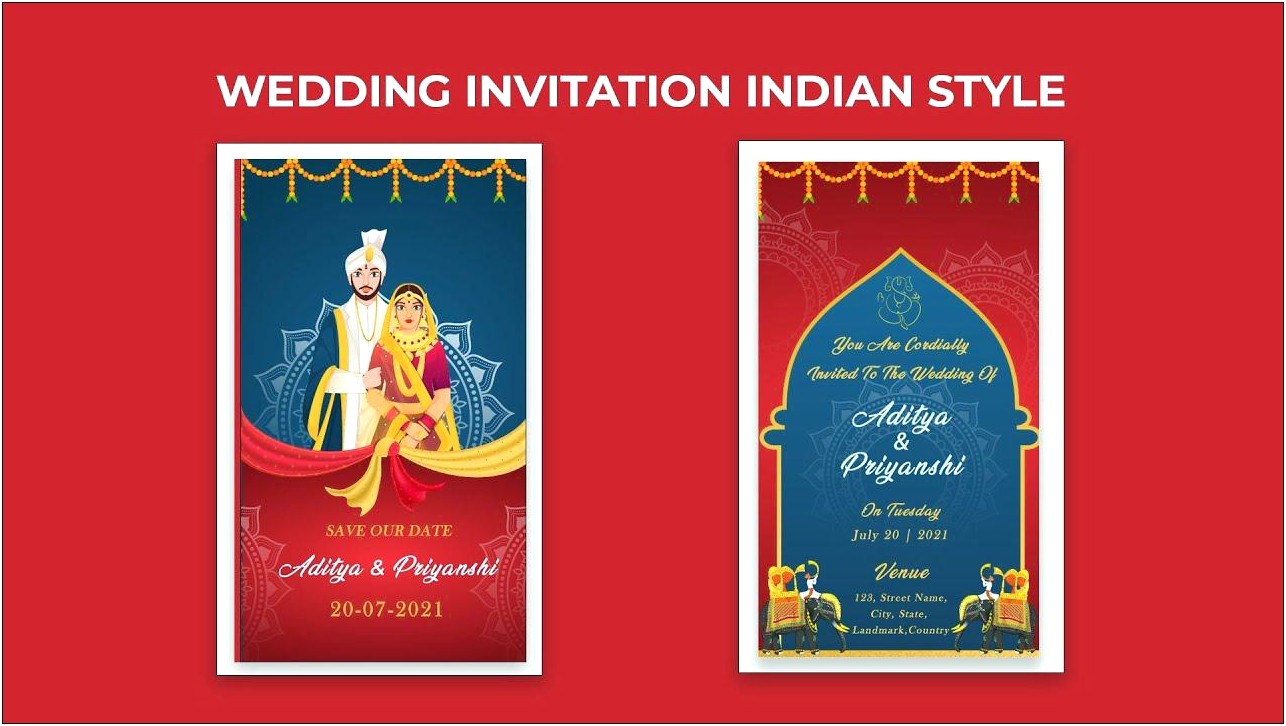 Save The Date Templates Free Indian