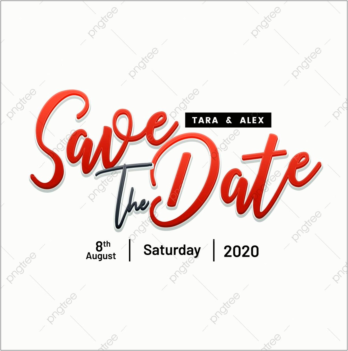 Save The Date Wedding Email Template Free