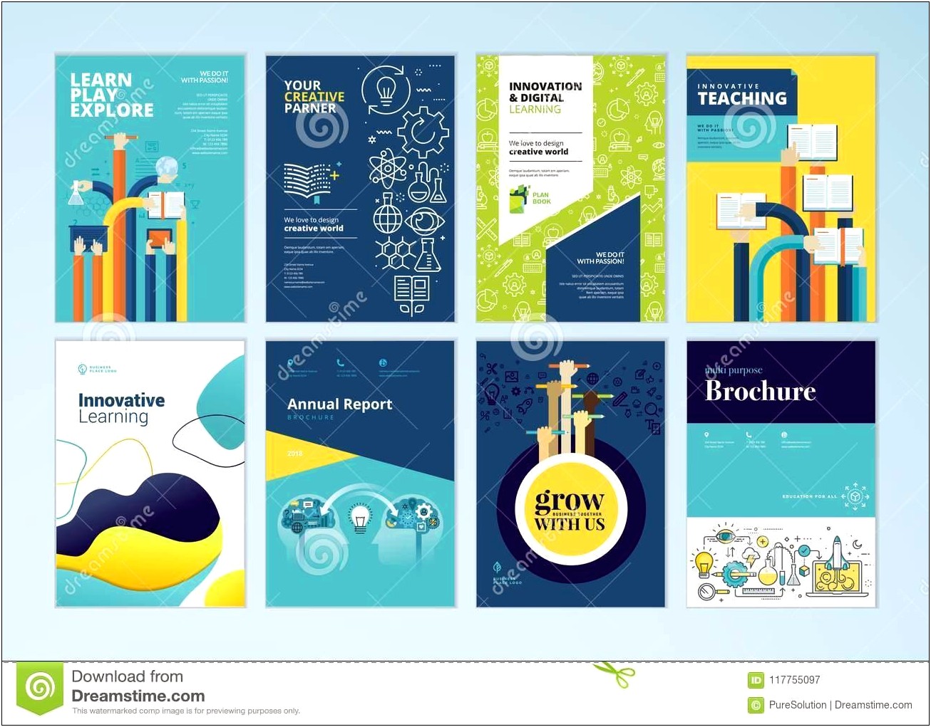 School Annual Report Ppt Template Free Download