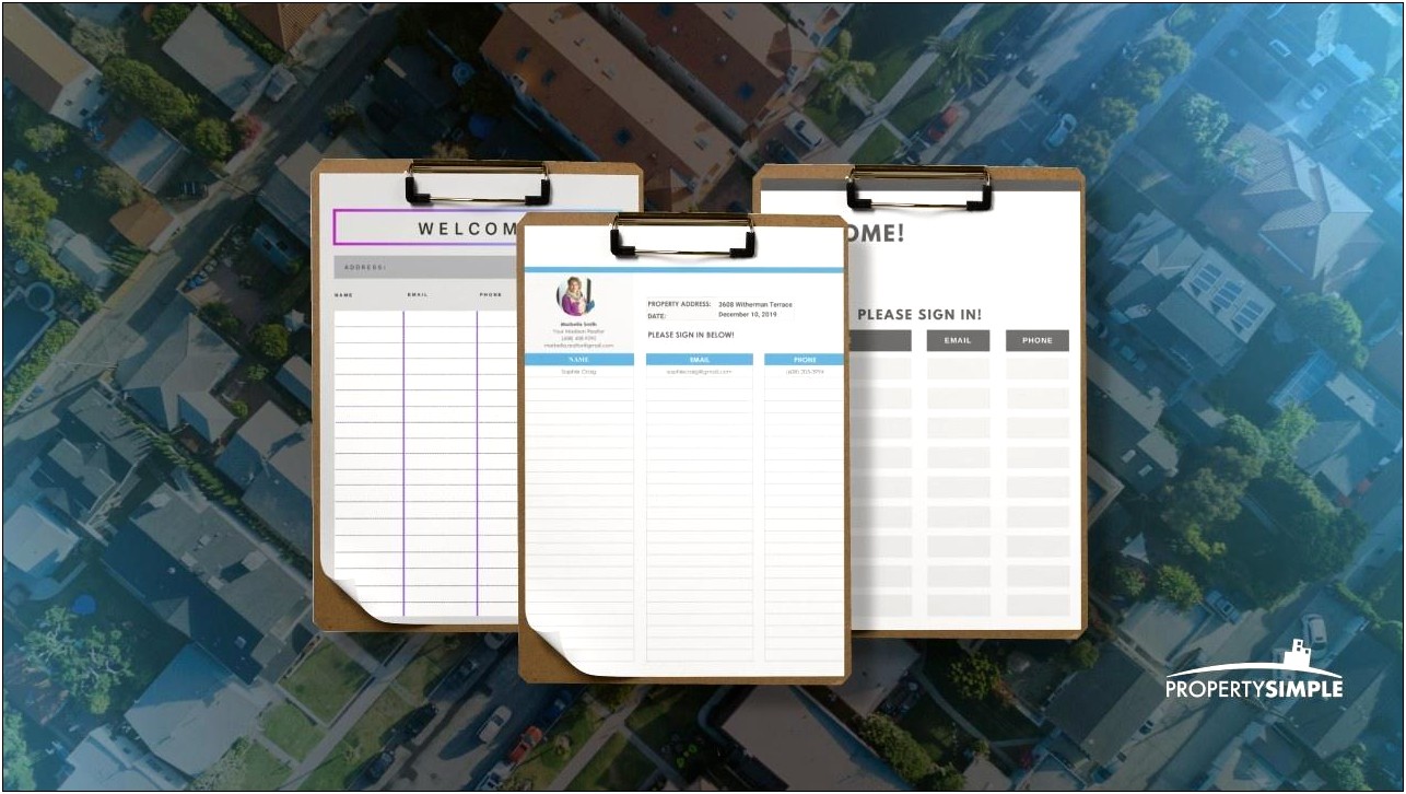 School Open House Sign In Sheet Template Free