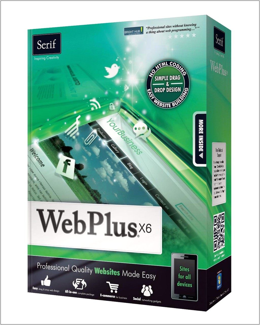 Serif Webplus X6 Templates Free Download