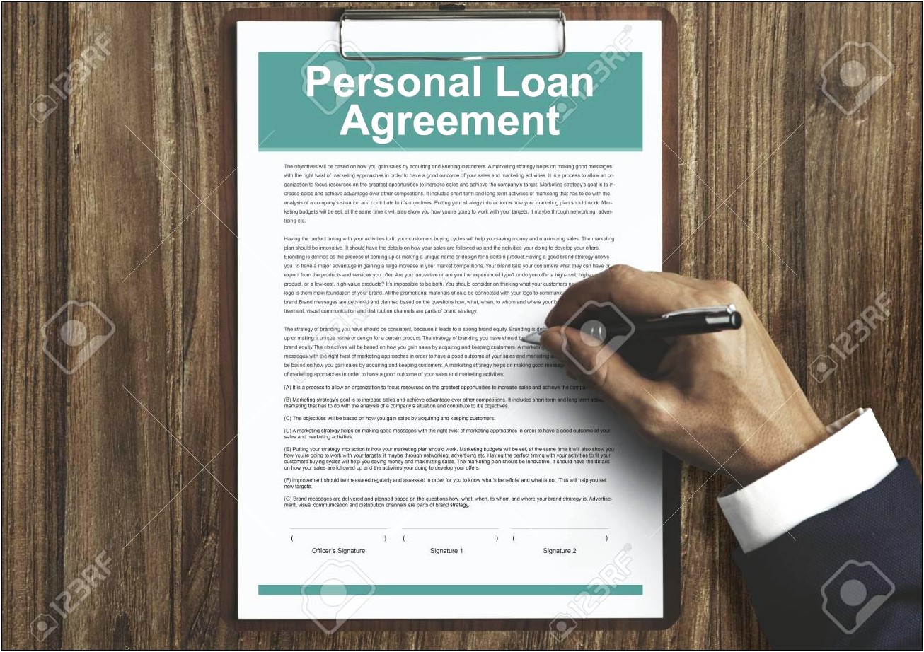 Short Term Loan Agreement Template Free