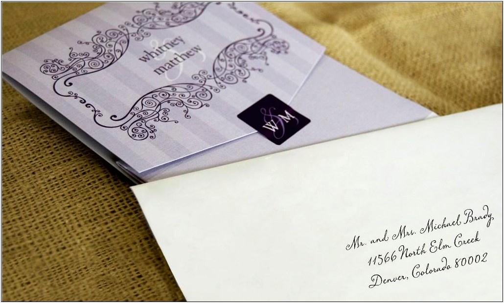 Should You Handwrite Addresses On Wedding Invitations