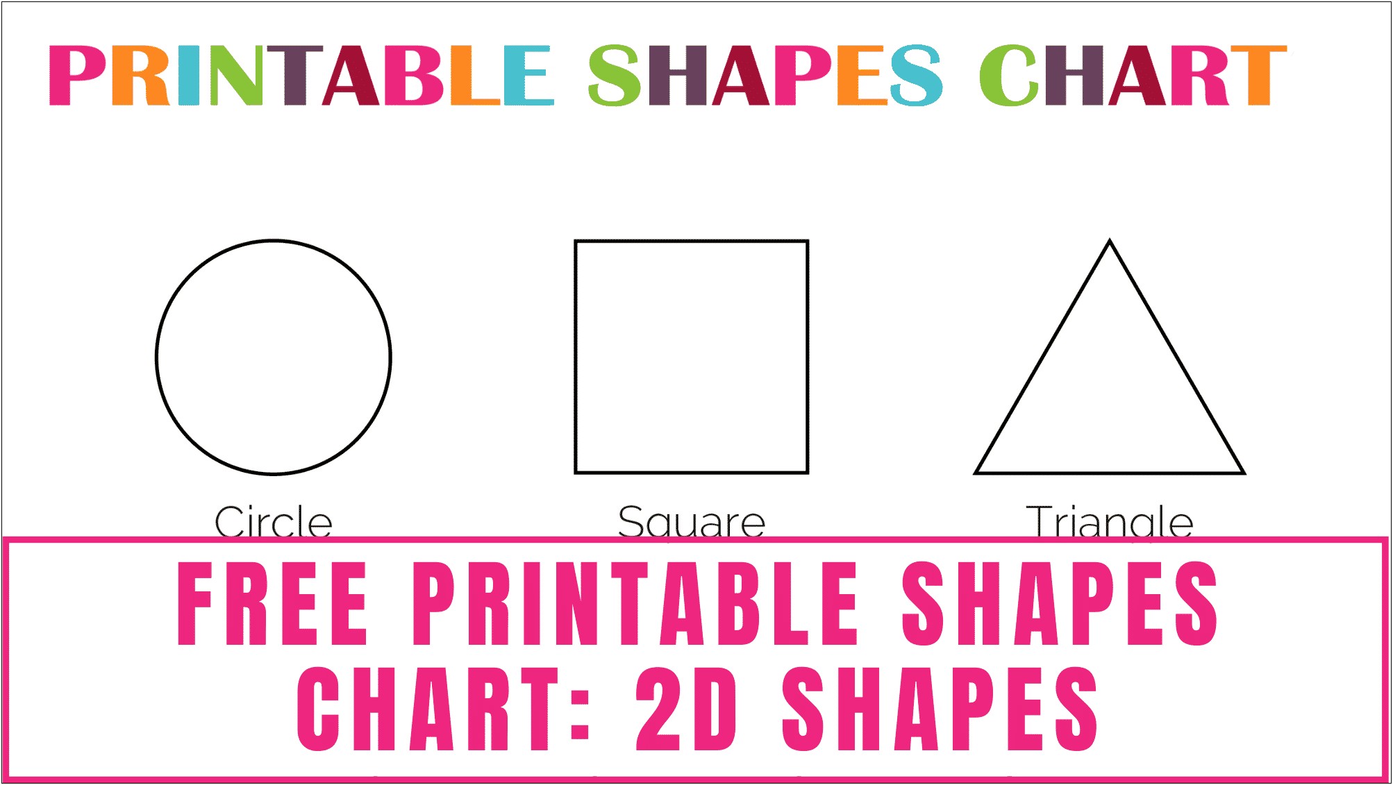 Simple Arts And Crafts Shape Template Free Printable