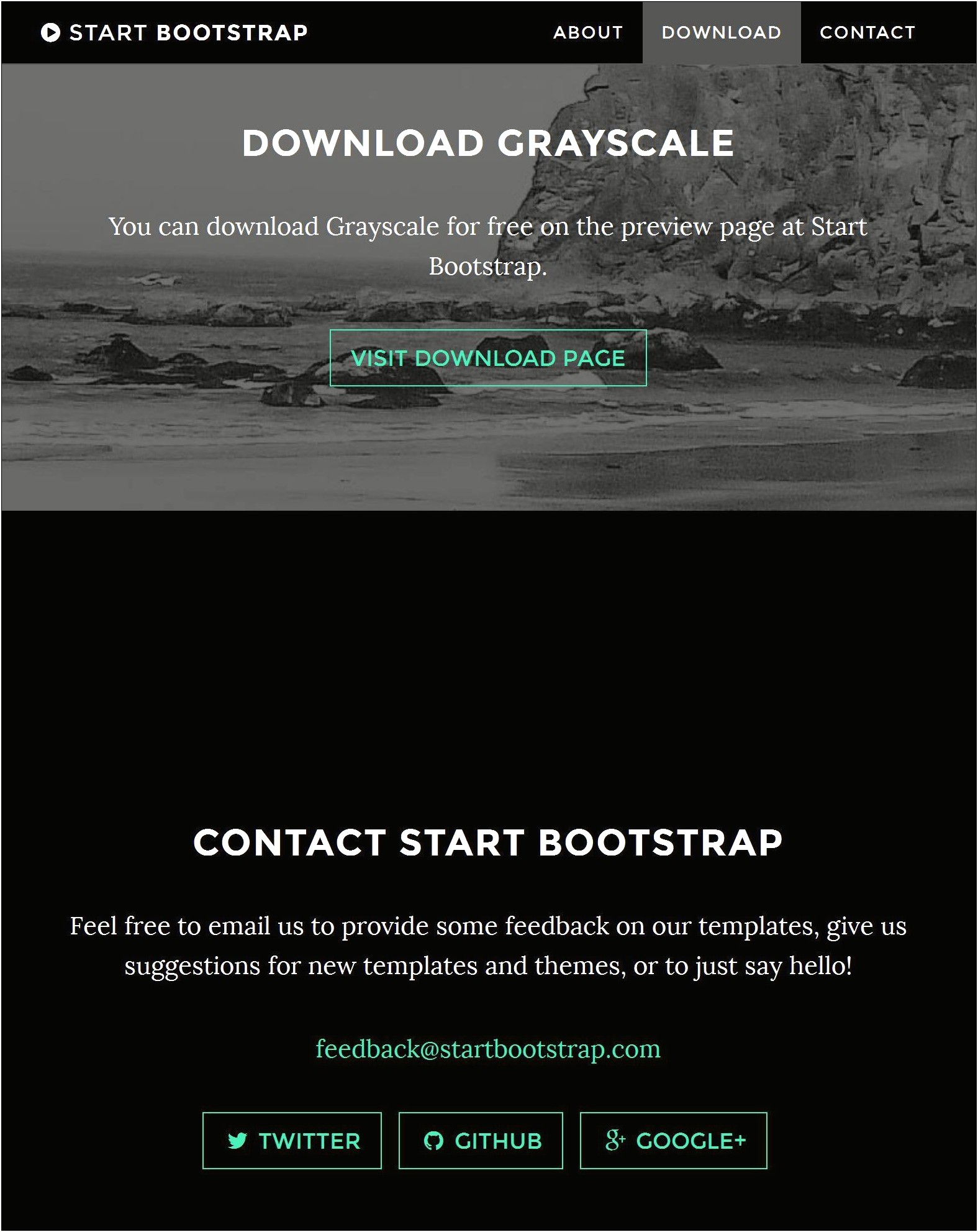Simple Html Bootstrap Template Free Download