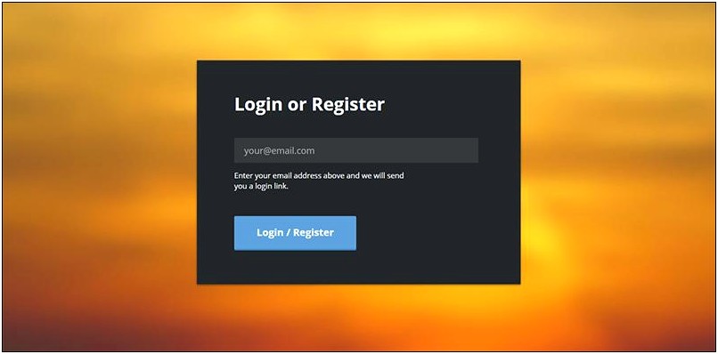 Simple Login Form In Php Template Free Download