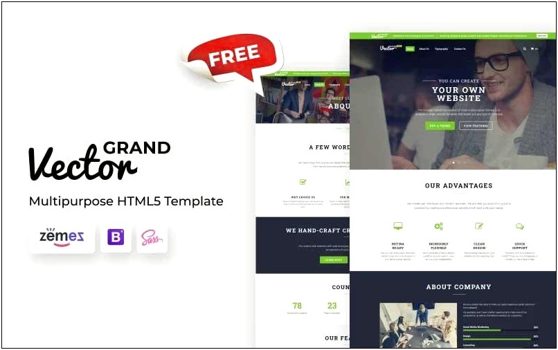 Simple Responsive Html Template Free Download