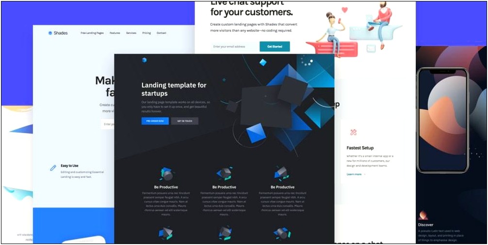Single Page Application Html Template Free Download
