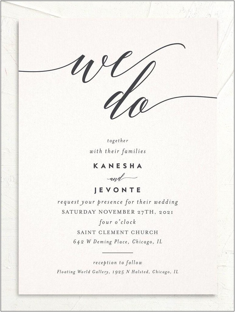Sister's Wedding Invitation Email Subject
