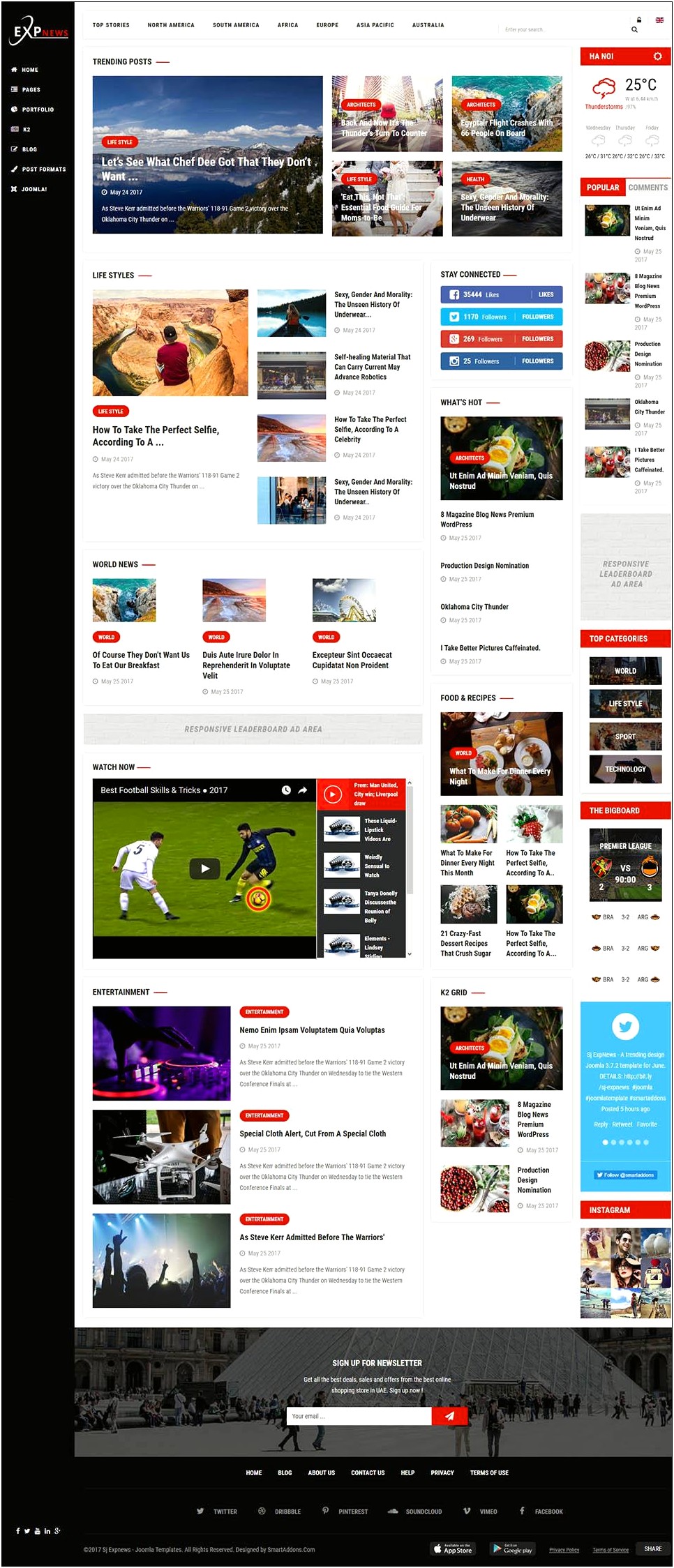 Sj News Joomla Template Quickstart Free Download