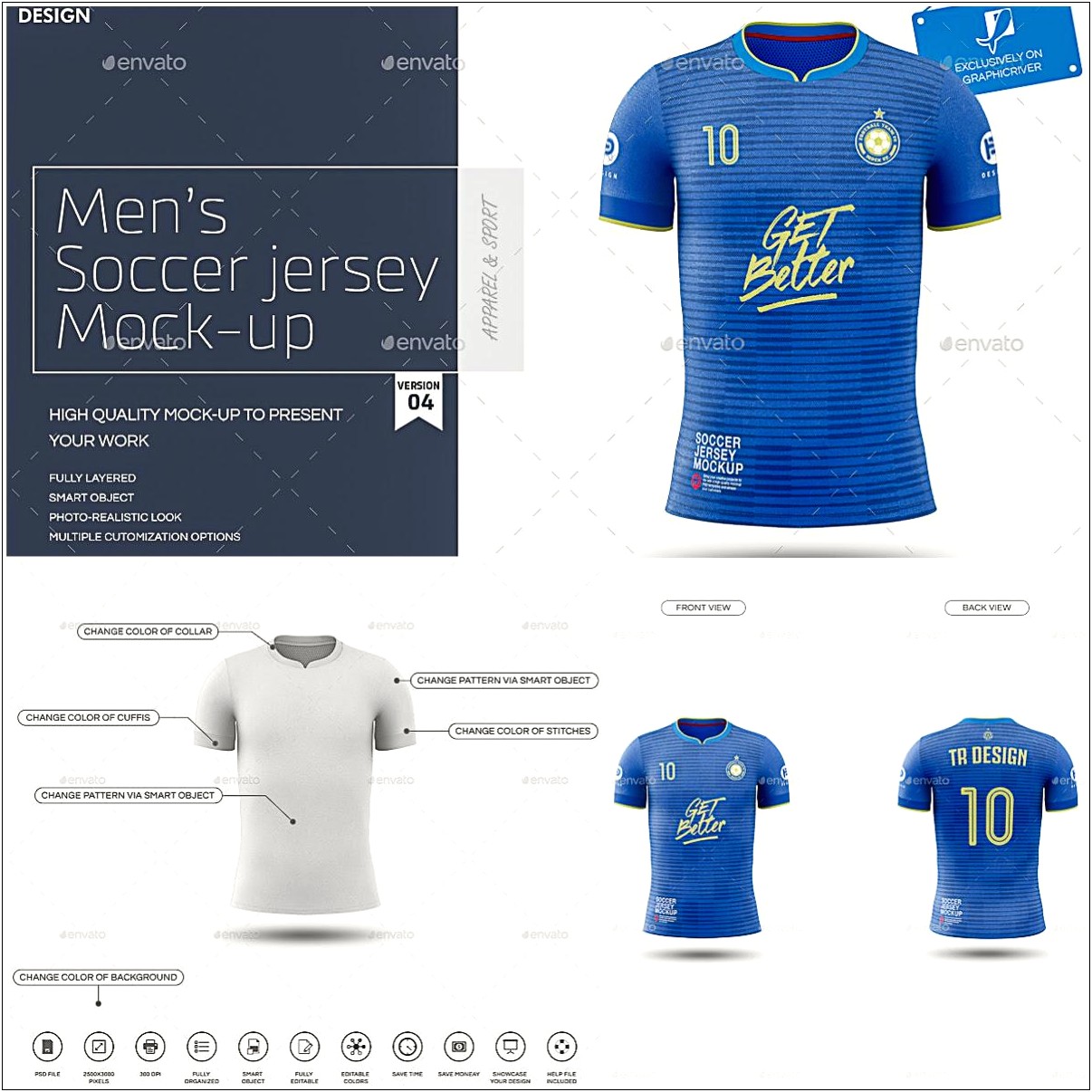 Soccer Kit Template Psd Free Download