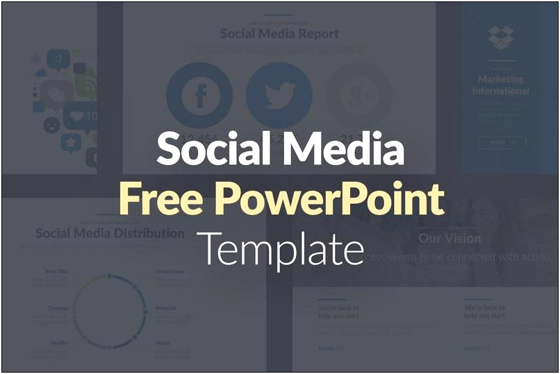 Social Media Marketing Powerpoint Template Free