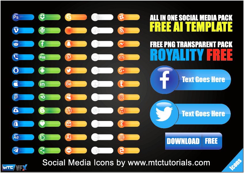Social Media Template Lower Thirds Free Download Crack
