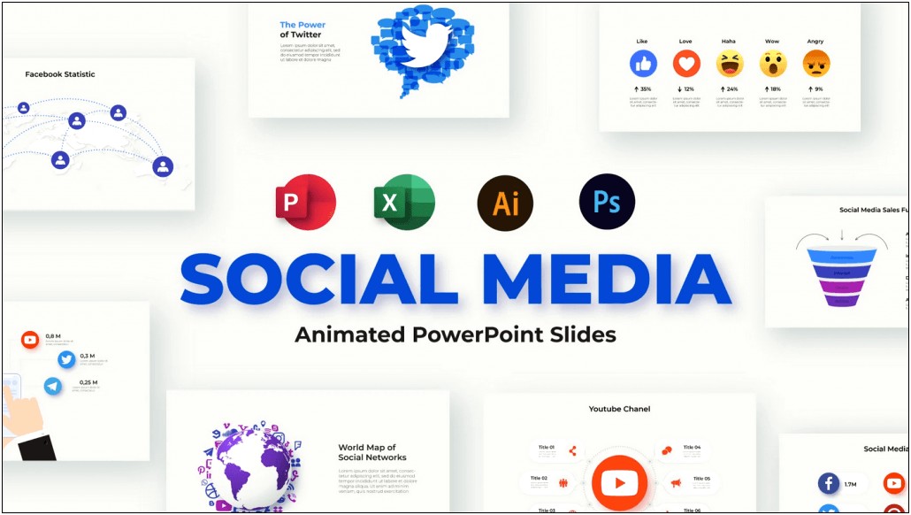 Social Media Trends 2017 Powerpoint Template Free