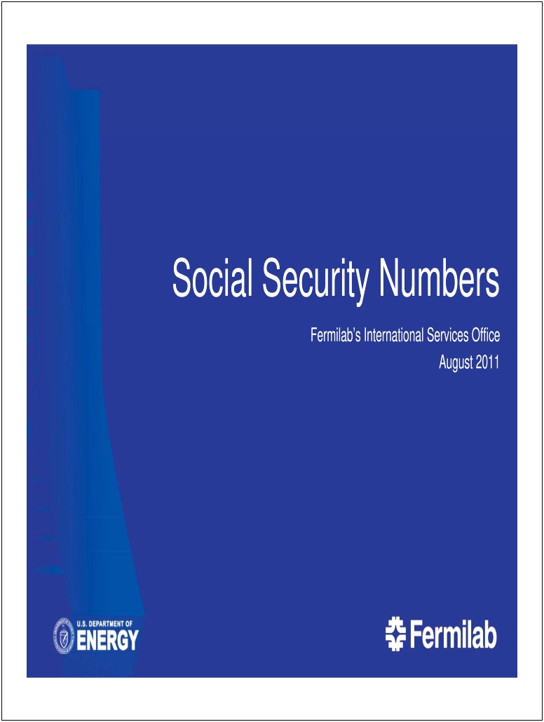 Social Security Card Template Free Download