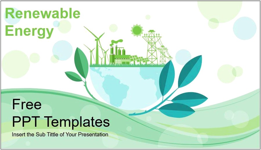 Solar Energy Ppt Template Free Download