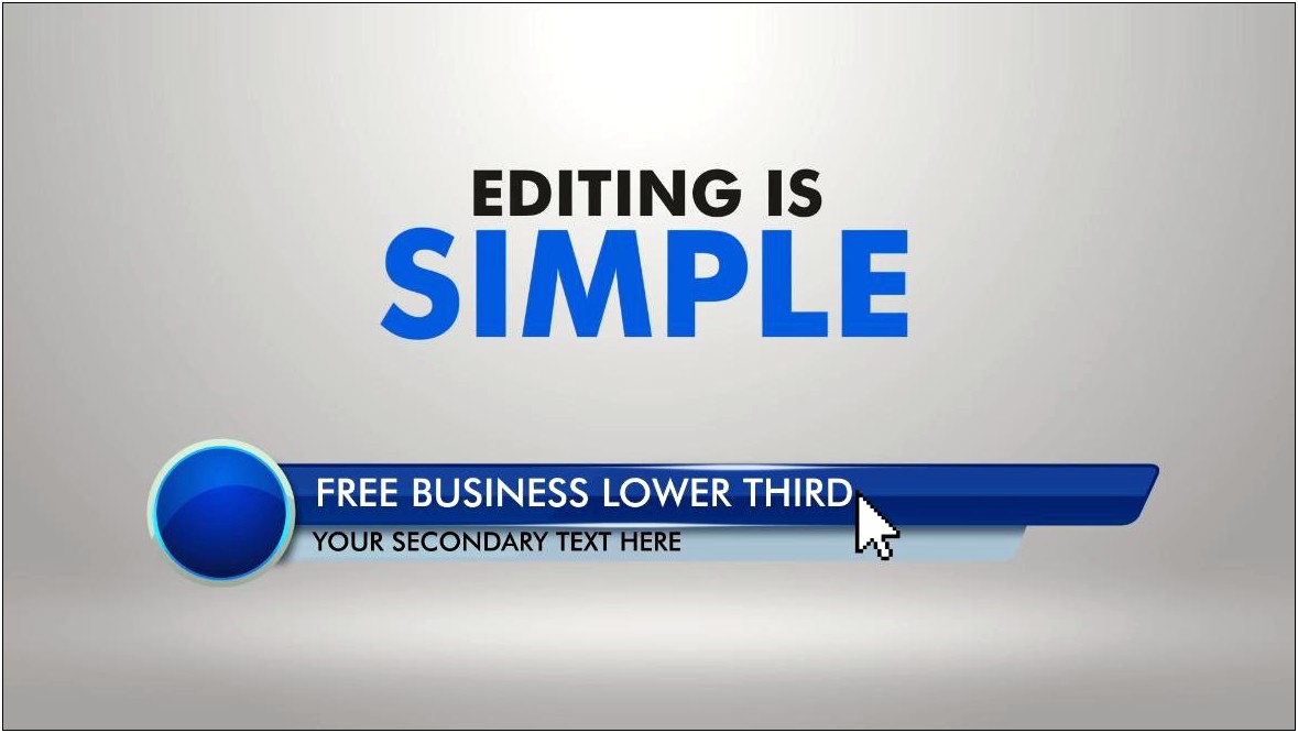 Sony Vegas After Effects Templates Free Download