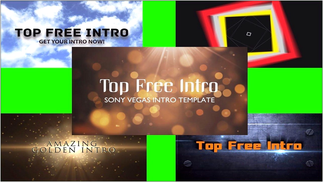 Sony Vegas Pro News Template Free Download